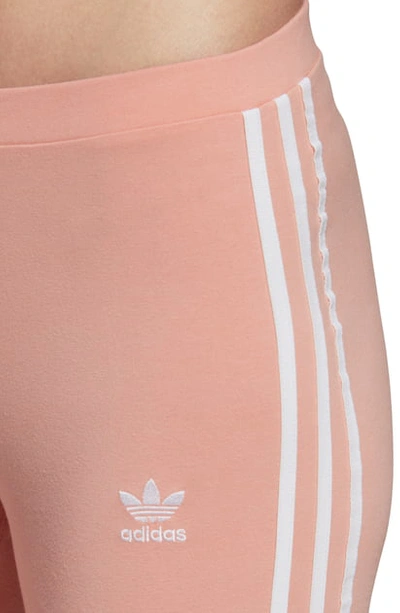Shop Adidas Originals Adidas 3-stripes Tights In Dust Pink