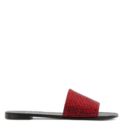 Shop Giuseppe Zanotti Adelia In Red