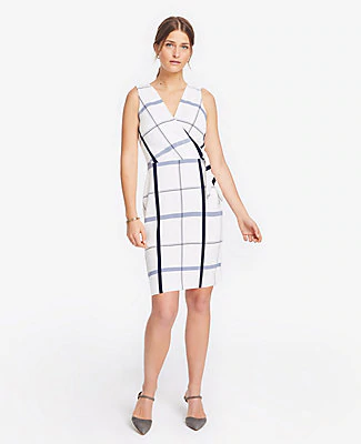 wrap sheath dress