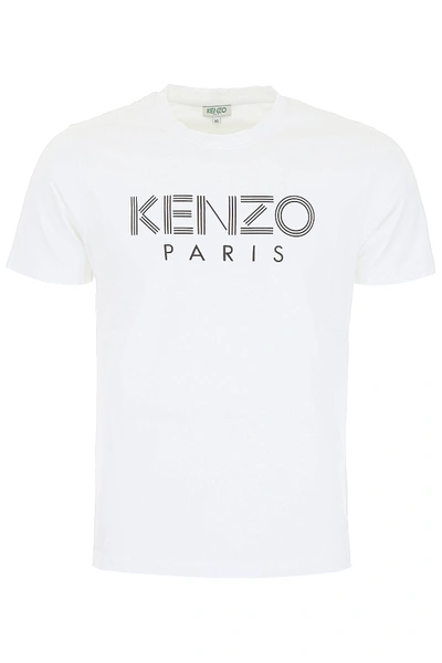 Shop Kenzo Logo Printed T In White