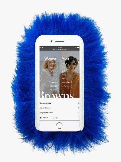 Shop Wild And Woolly Blue Fur Vincennes Iphone 6/6s Case