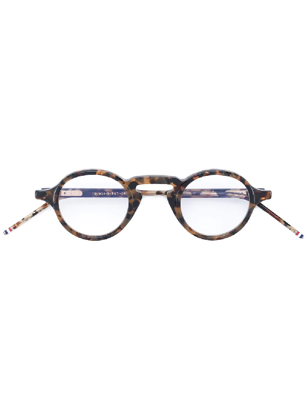Thom Browne Eyewear Round Frame Glasses Modesens