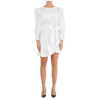 Shop Isabel Marant Étoile Telicia Dress In White