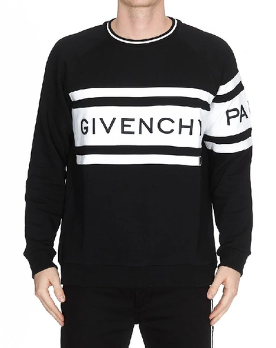 Shop Givenchy Logo Band Sweater In Black