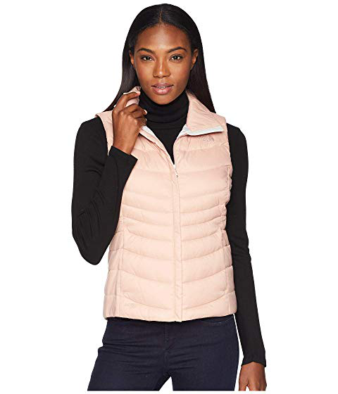 north face misty rose vest
