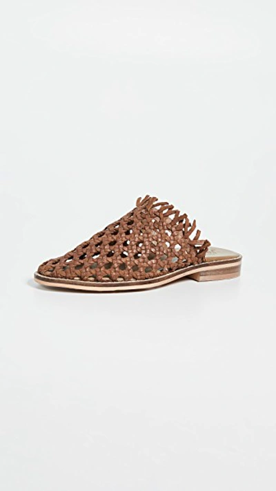 Shop Free People Mirage Woven Flats In Tan