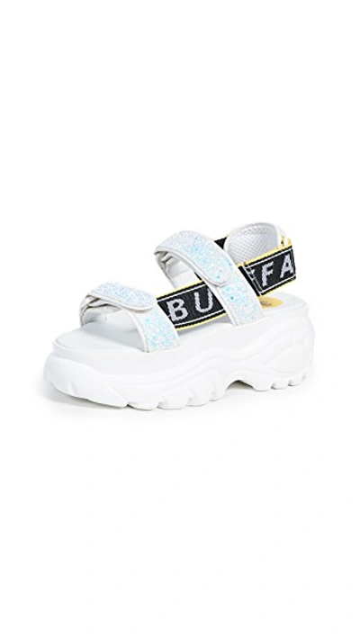 Shop Buffalo Ella Classic Kicks Sandals In White