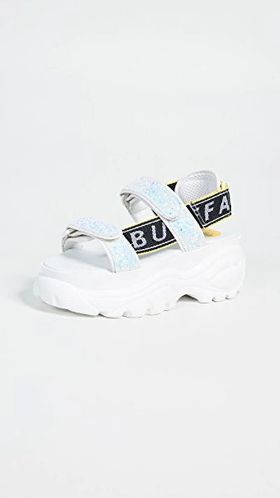 Shop Buffalo Ella Classic Kicks Sandals In White