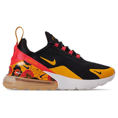Shop Nike Women's Air Max 270 Se Casual Shoes In Black
