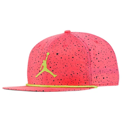 Shop Nike Air Jordan Pro Poolside Snapback Hat In Pink