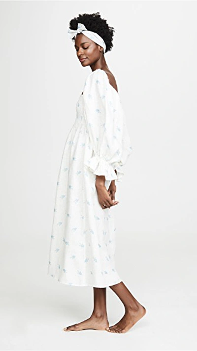 Shop Sleeper Atlanta Linen Dress In Linum