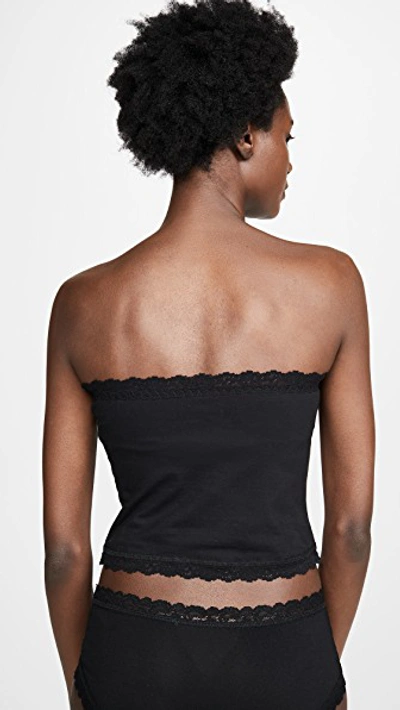 Shop Hanky Panky Cotton With A Conscience Bandeau In Black