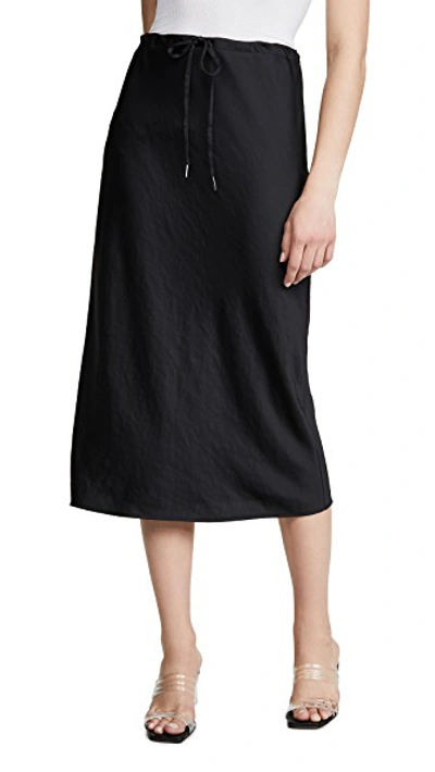 Shop Alexander Wang T Wash & Go Skirt In Black