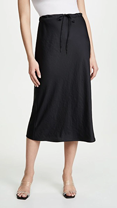 Shop Alexander Wang T Wash & Go Skirt In Black