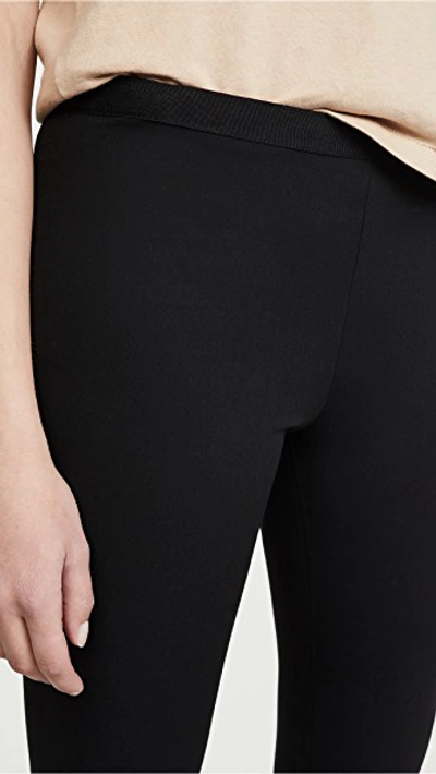 Shop Helmut Lang Reflex Leggings In Black