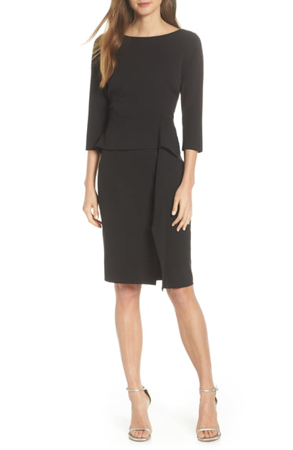 vince camuto peplum dress