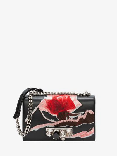 Shop Alexander Mcqueen Jewelled Satchel In Multicolor