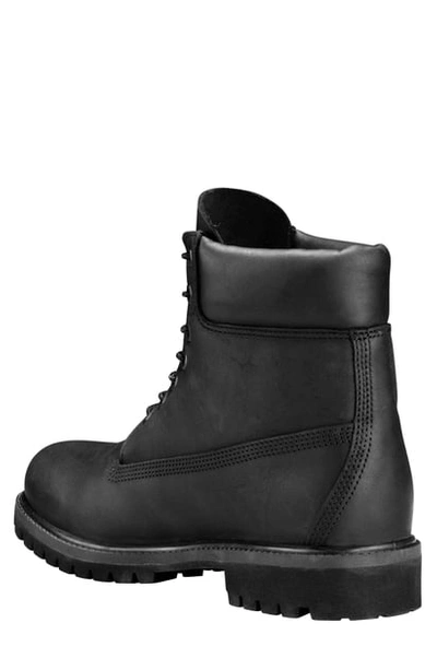Shop Timberland Six Inch Classic Waterproof Boots Series - Premium Waterproof Boot In Black/black
