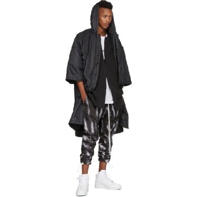 Shop Nike Black Fear Of God Edition Nylon Parka In 010 Black