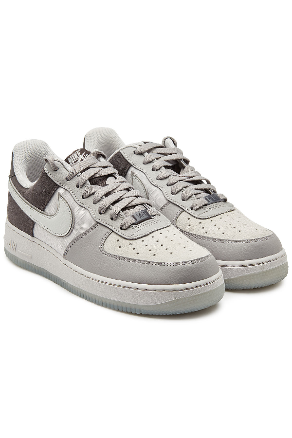 Nike Air Force 1 07 Lv8 2 Sneakers With Suede And Leather In Grey Modesens
