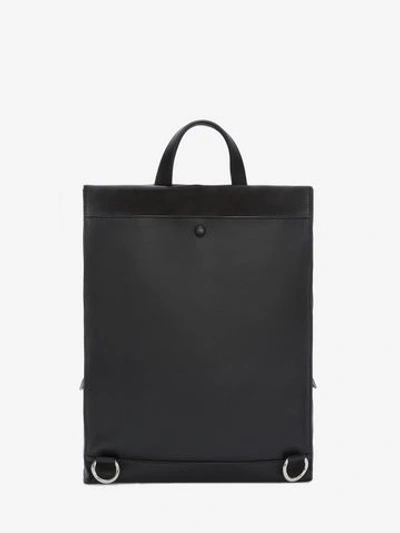 Shop Alexander Mcqueen Tote Backpack In Black