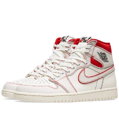 Shop Nike Air Jordan 1 Retro High Og 'phantom' In White