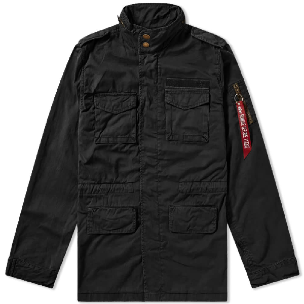 Alpha Industries Huntington M-65 Jacket In Black | ModeSens