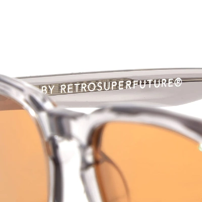 Shop Super By Retrofuture Luce Sunglasses In Grey