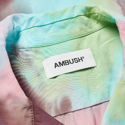 Shop Ambush Hawaiian Tie Dye Shirt In Pink