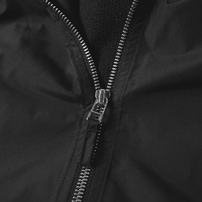 Shop Soulland Nylon Zip Track Jacket In Black