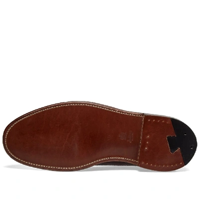 Shop Alden Shoe Company Alden Long Wing Blucher In Brown