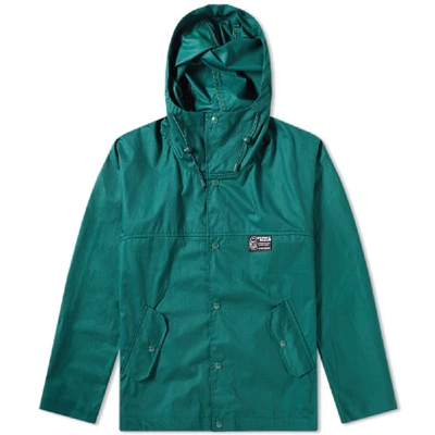 Shop Arpenteur Sportive Hooded Jacket In Green