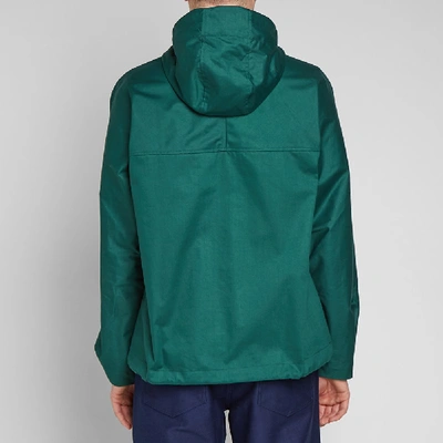 Shop Arpenteur Sportive Hooded Jacket In Green