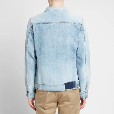 Shop Visvim Social Sculpture 101 Jacket In Blue