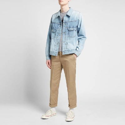 Shop Visvim Social Sculpture 101 Jacket In Blue