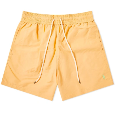 Shop Polo Ralph Lauren Traveller Swim Short In Orange