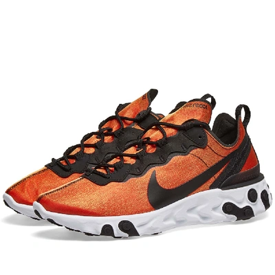 Shop Nike React Element 55 Premium In Orange