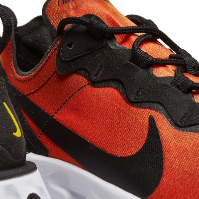 Nike React Element 55 Premium Men's Shoe (black) - Clearance Sale In Orange  | ModeSens