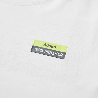Shop Adsum Finisher Tee In White