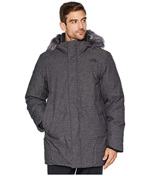 the north face dark grey heather