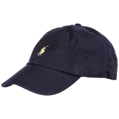 Shop Ralph Lauren Adjustable Men's Cotton Hat Baseball Cap In Blue