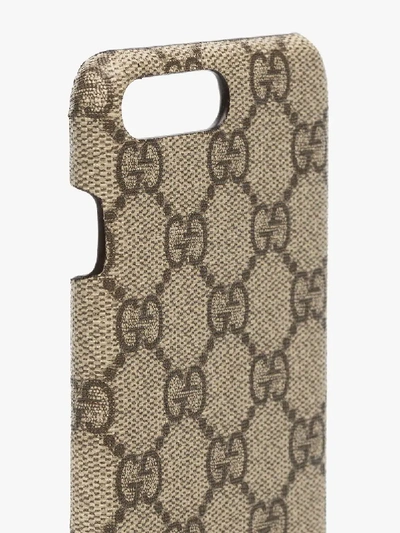 Shop Gucci Brown Ophidia Iphone 8 Plus Case