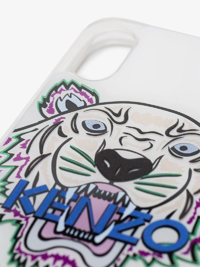 Shop Kenzo White Tiger Iphone X Case In Multicoloured