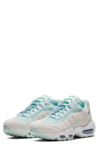 Shop Nike Air Max 95 Running Shoe In Teal Tint/ Royal/ White/ Ghost