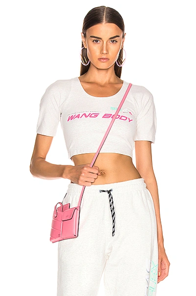 Shop Adidas Originals By Alexander Wang 80s Top In Lgh