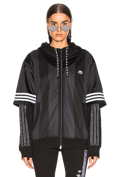 Shop Adidas Originals By Alexander Wang Adidas By Alexander Wang Wangbody Hoodie In Black