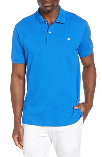 Shop Southern Tide Skipjack Micro Pique Stretch Cotton Polo In Cobalt Blue