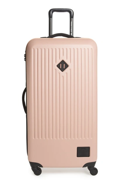 Shop Herschel Supply Co Trade 34-inch Large Wheeled Packing Case In Ash Rose/gold
