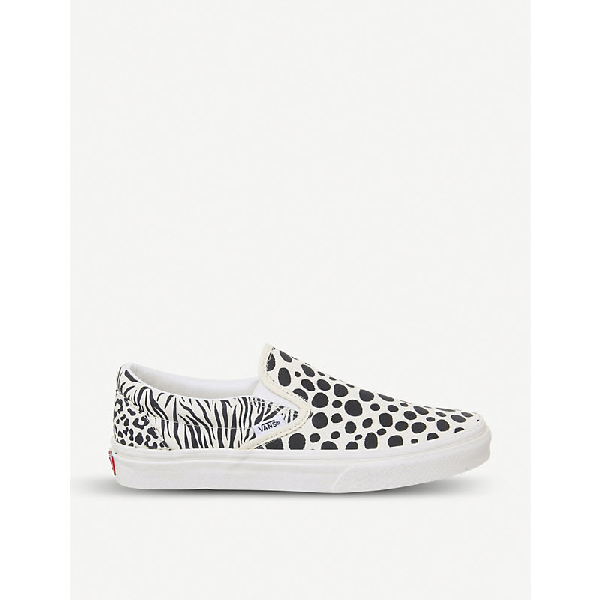 vans animal print trainers