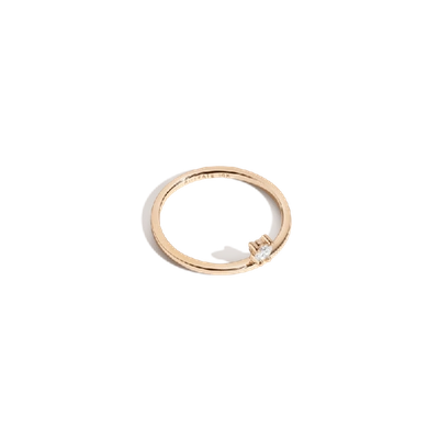 Shop Aurate Floating Diamond Ring In Gold